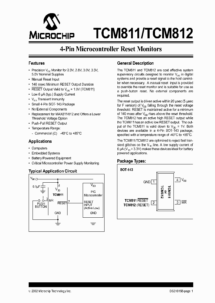 TCM811_70492.PDF Datasheet
