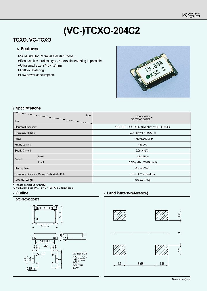 TCXO-204C2_195974.PDF Datasheet