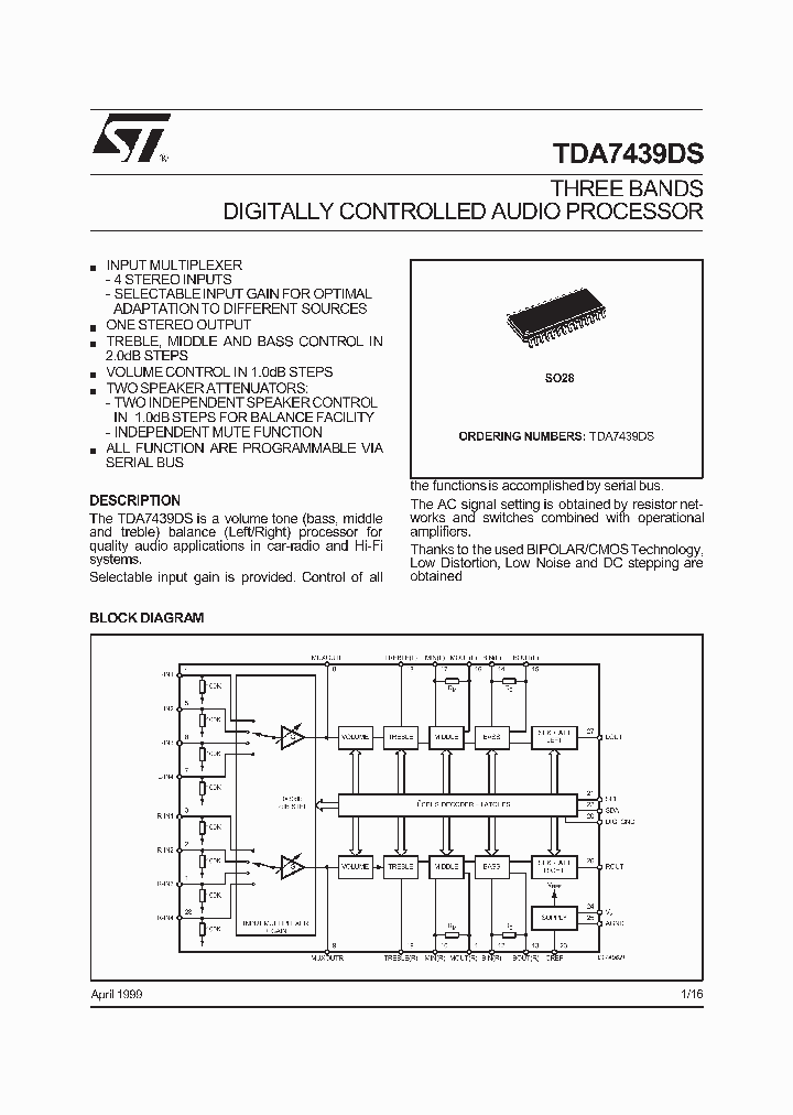 TDA7439DS_126875.PDF Datasheet