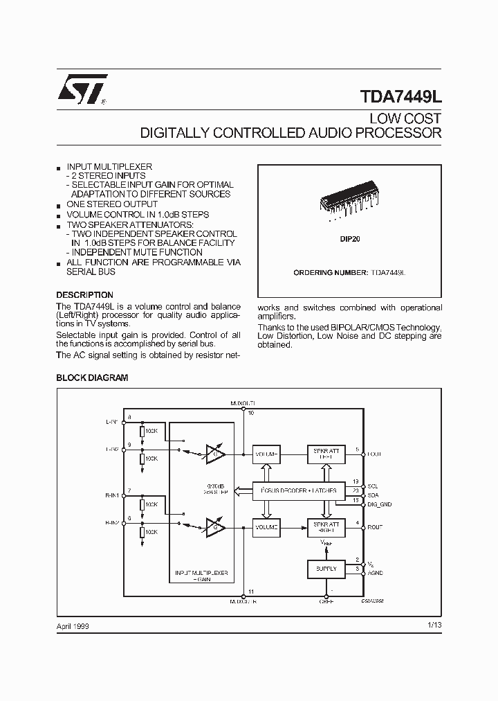 TDA7449L_130692.PDF Datasheet