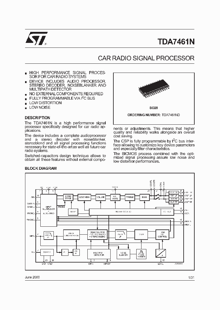 TDA7461N_37012.PDF Datasheet