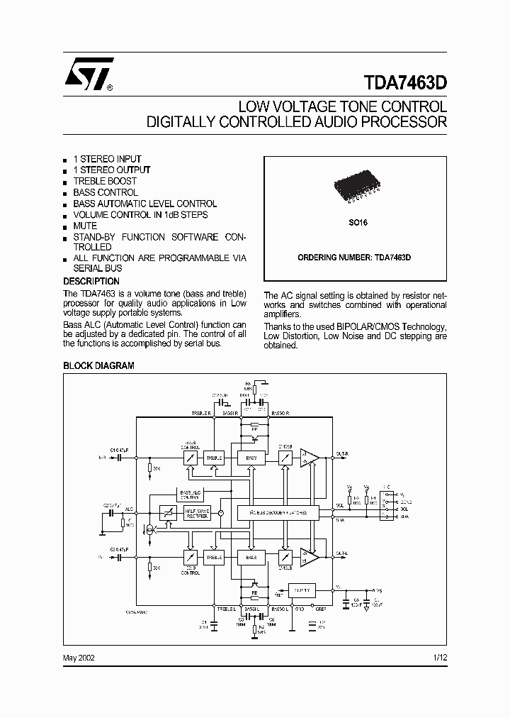 TDA7463D_37018.PDF Datasheet