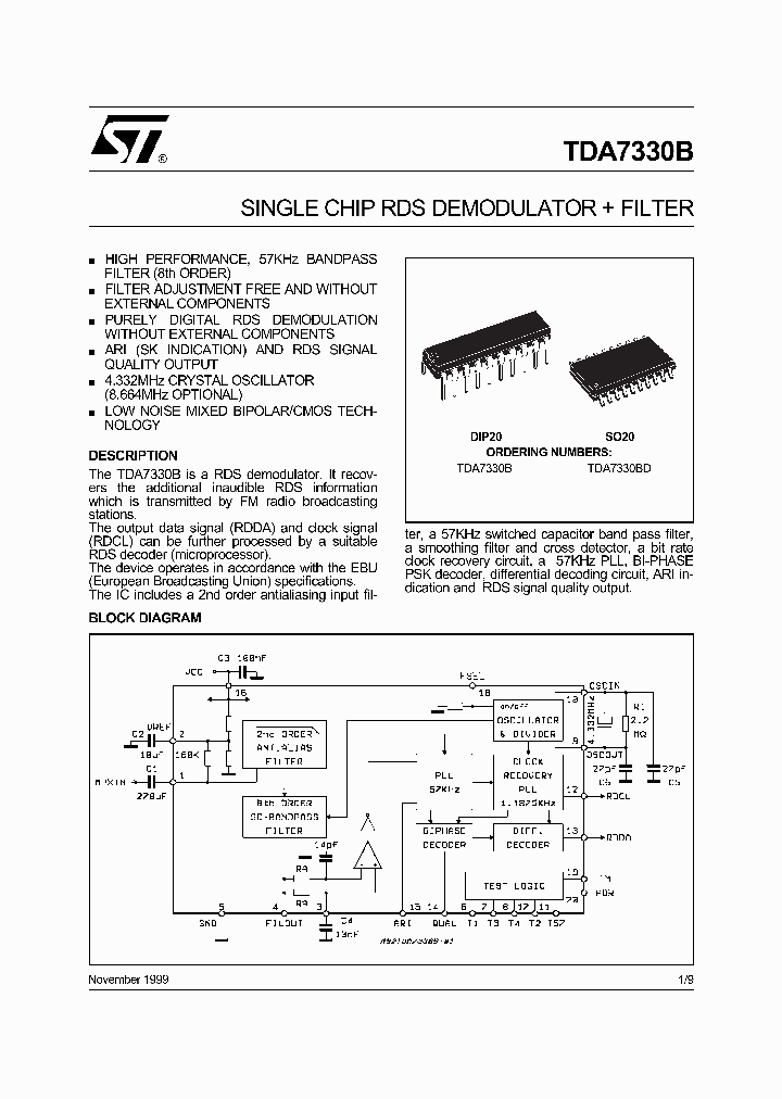 TDA7730B_192790.PDF Datasheet