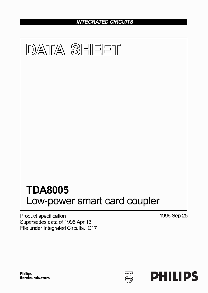 TDA8005_115541.PDF Datasheet