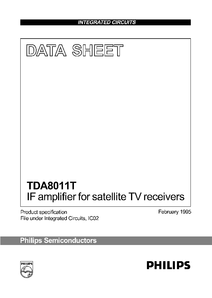 TDA8011_132460.PDF Datasheet