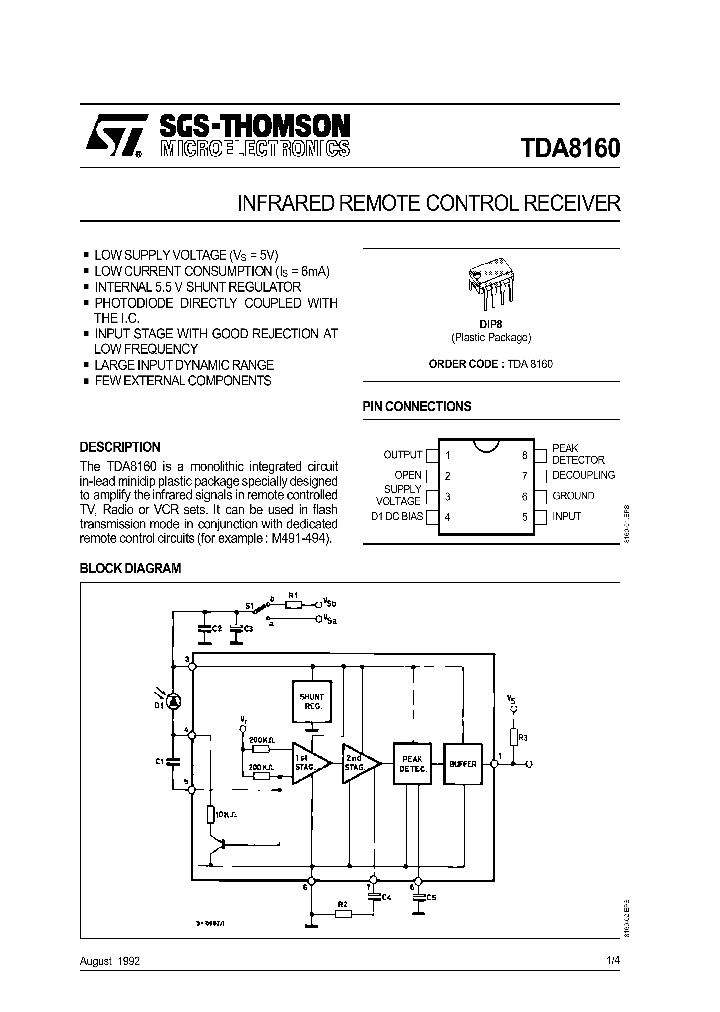 TDA8160_165741.PDF Datasheet