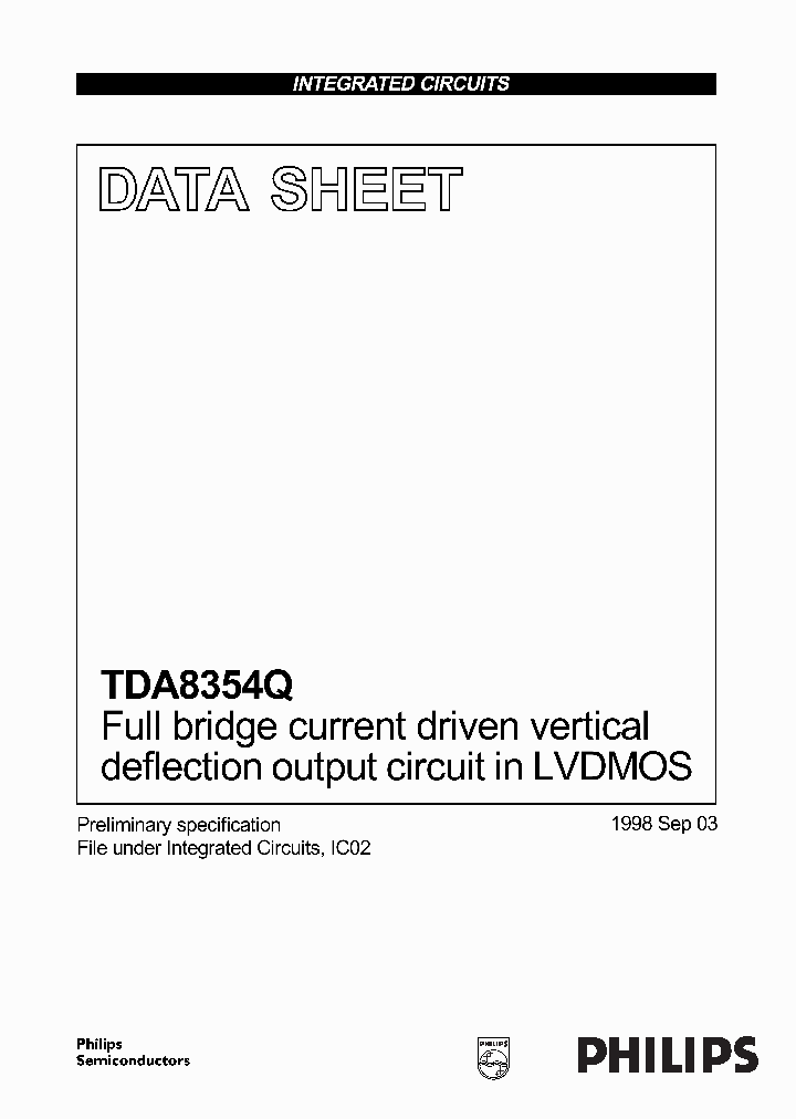 TDA8354_132880.PDF Datasheet