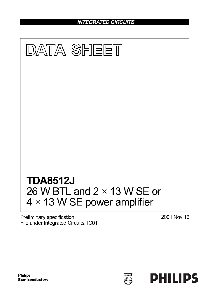 TDA8512_119070.PDF Datasheet