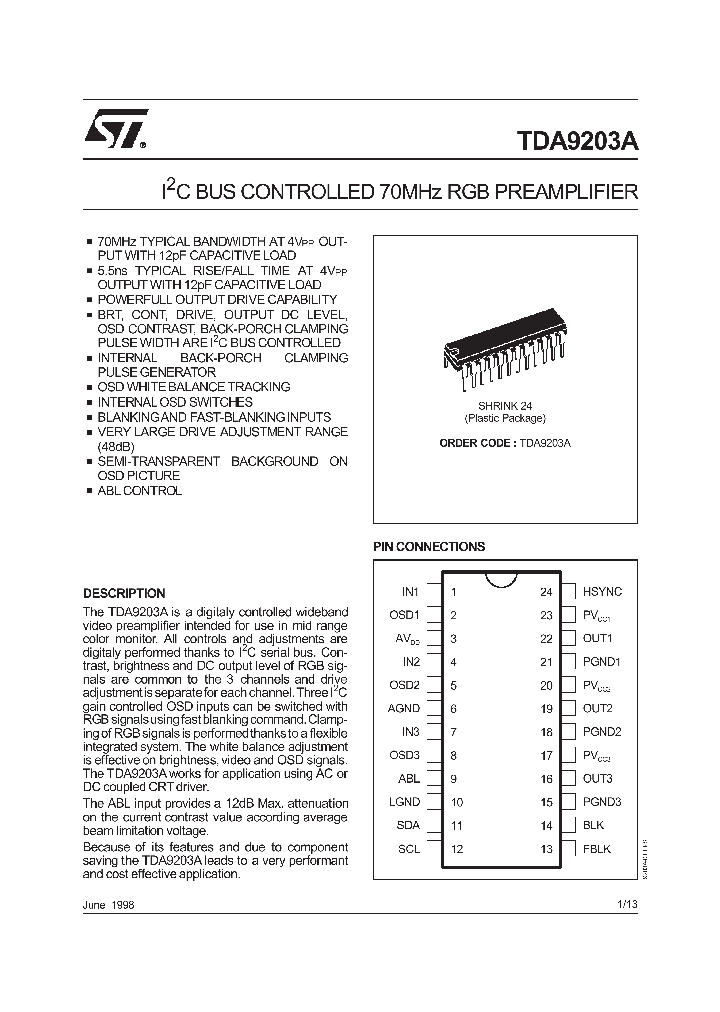 TDA9203_152858.PDF Datasheet