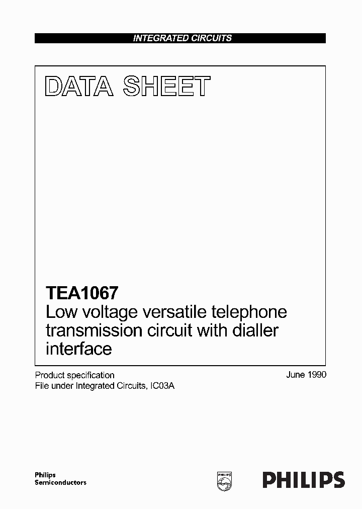 TEA1067_83815.PDF Datasheet