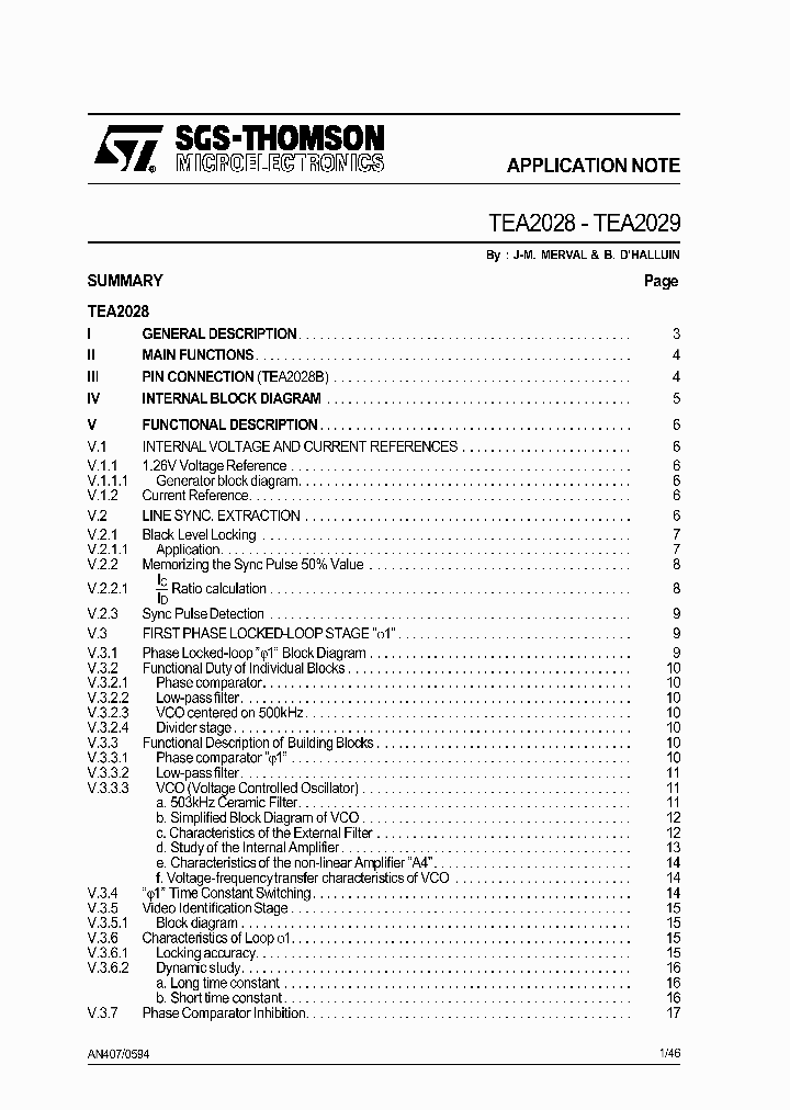 TEA2028_37125.PDF Datasheet