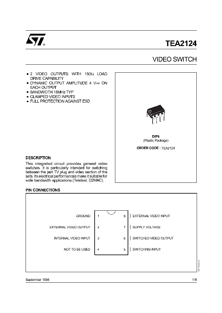 TEA2124_131880.PDF Datasheet