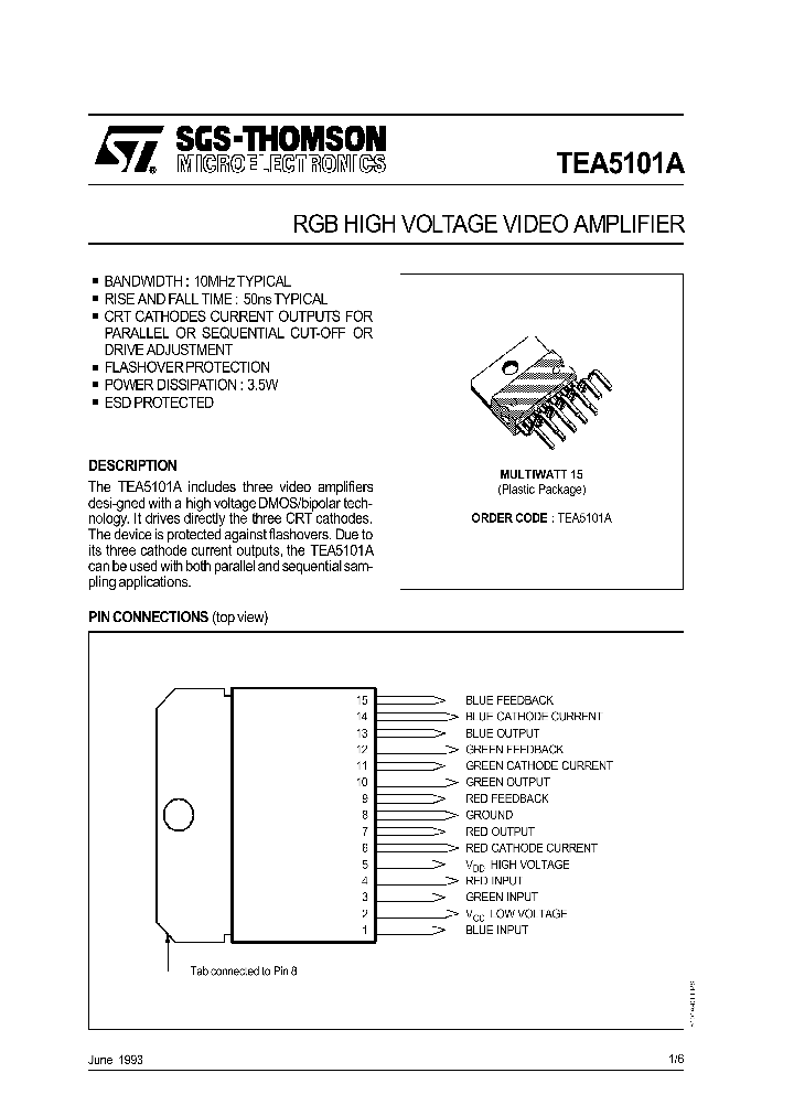 TEA5101A_144998.PDF Datasheet