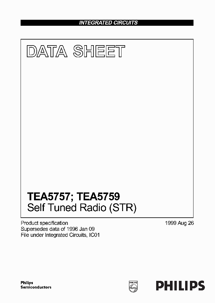 TEA5757_104159.PDF Datasheet