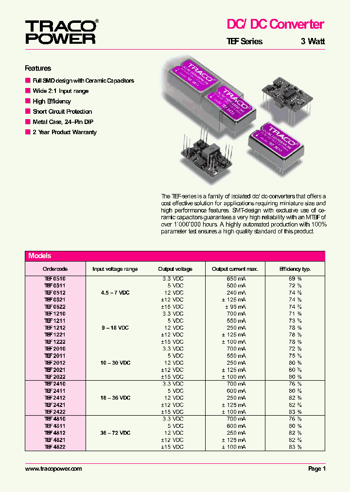 TEF1210_69210.PDF Datasheet