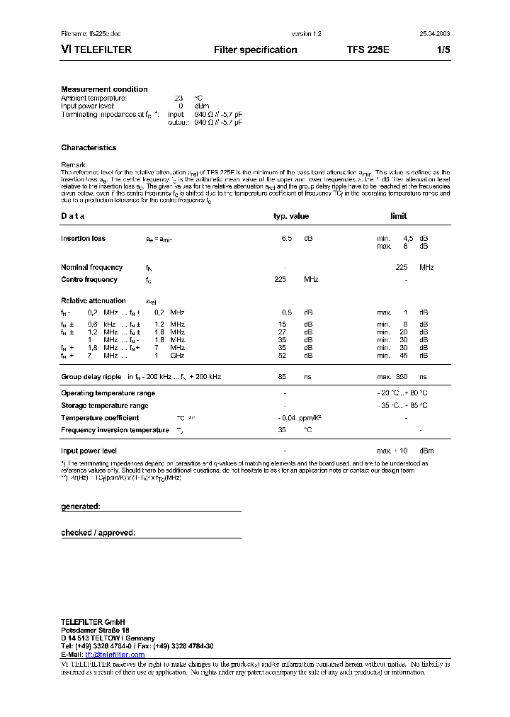 TFS225E_185671.PDF Datasheet
