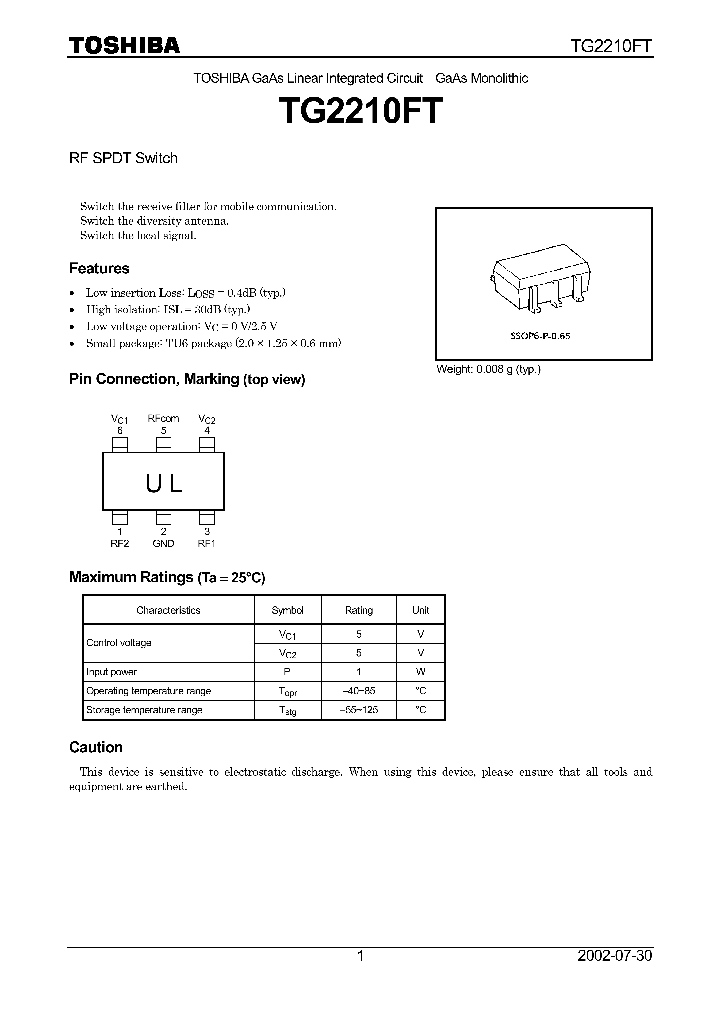 TG2210FT_68386.PDF Datasheet