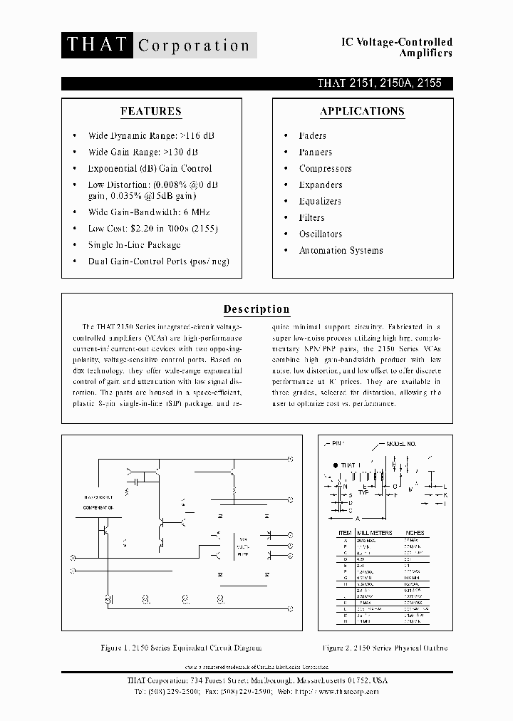 THAT2150A_121536.PDF Datasheet