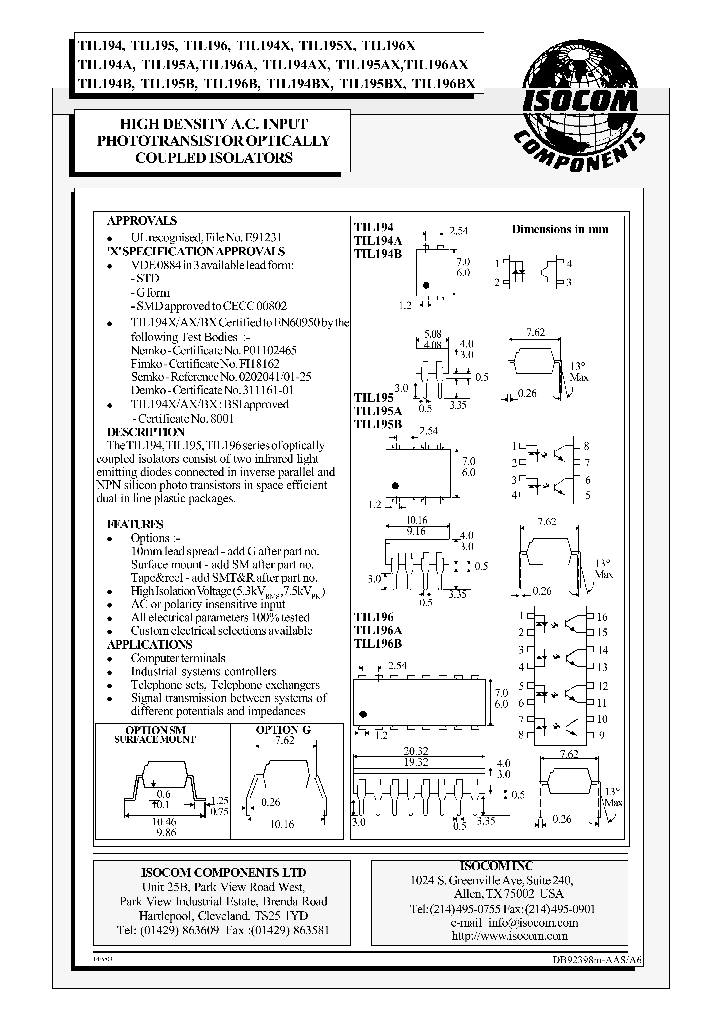 TIL194_123299.PDF Datasheet