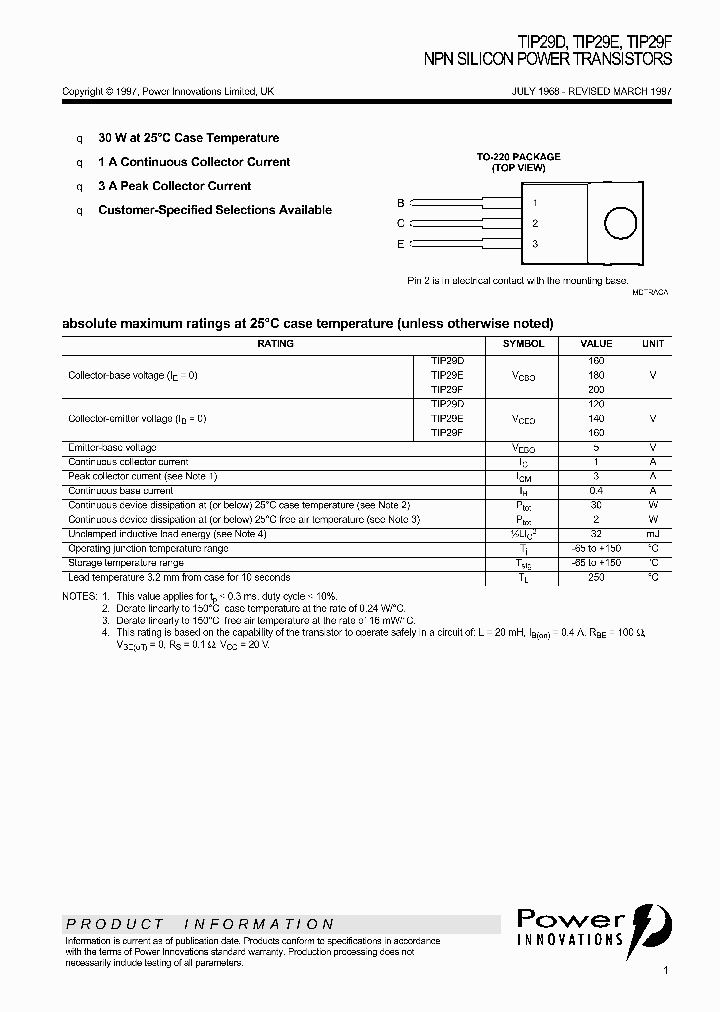 TIP29D_69081.PDF Datasheet