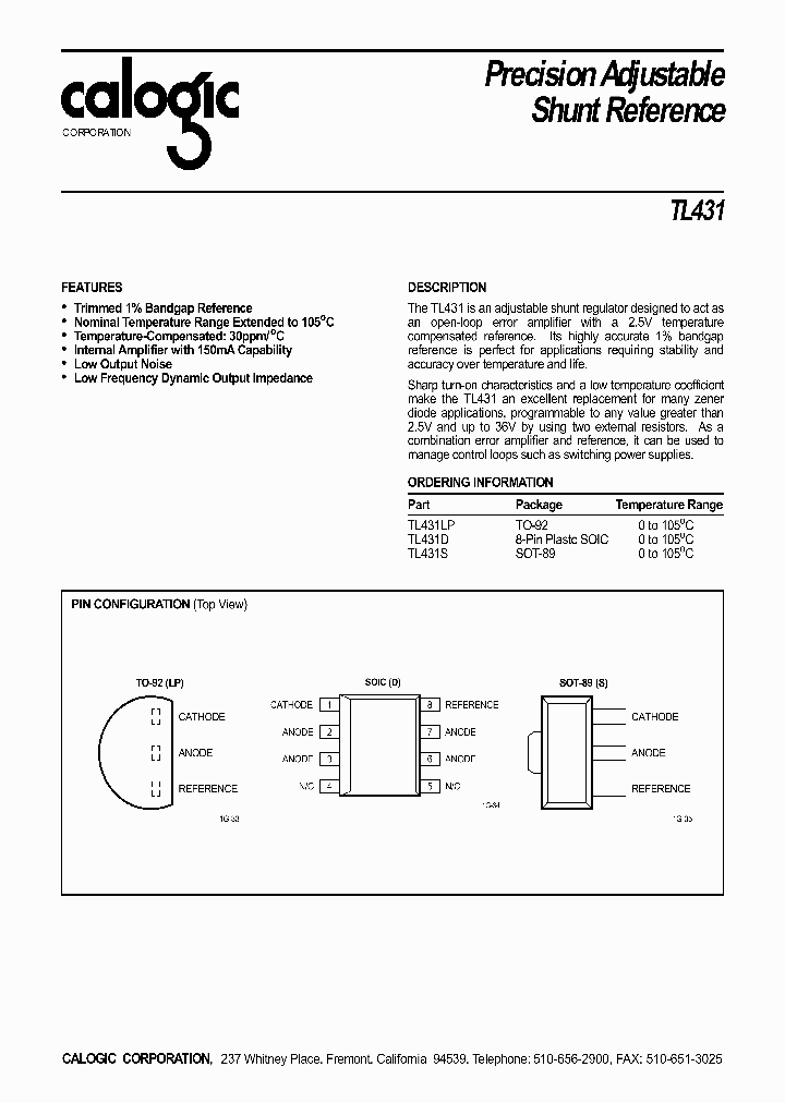 TL431LP_35049.PDF Datasheet