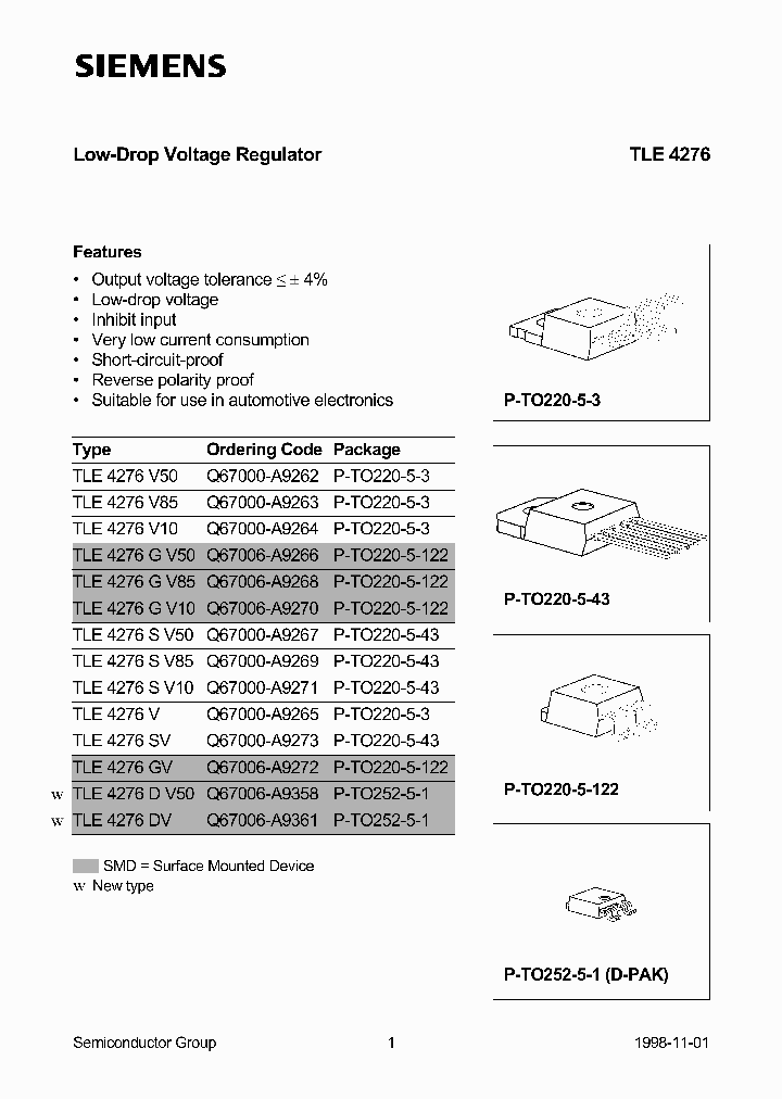 TLE4276_101960.PDF Datasheet
