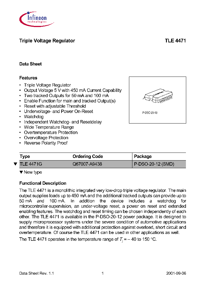 TLE4471_95143.PDF Datasheet
