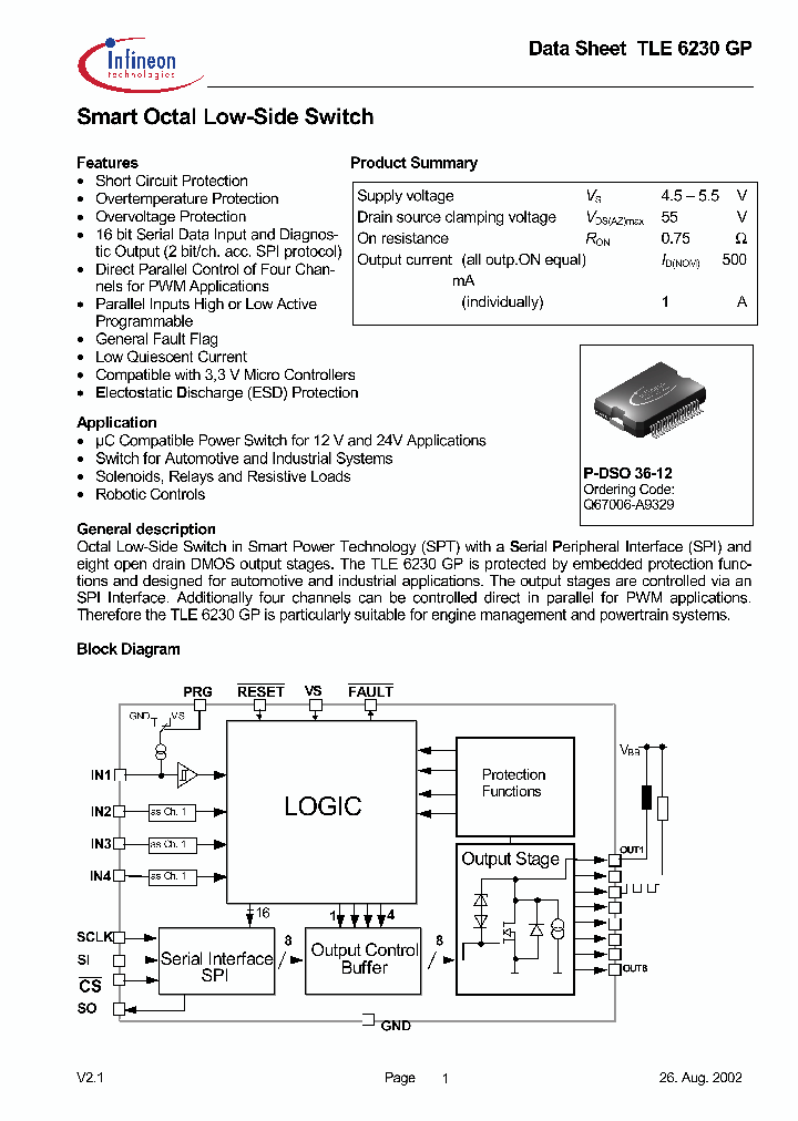 TLE6230_95162.PDF Datasheet