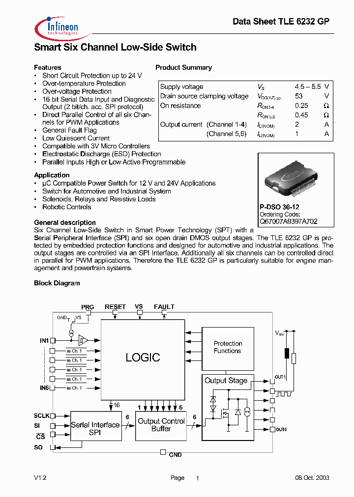TLE6232_95164.PDF Datasheet