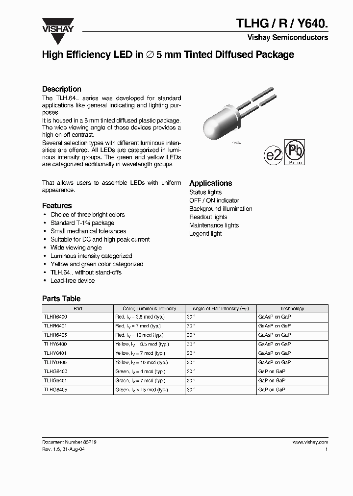 TLHG640_66839.PDF Datasheet