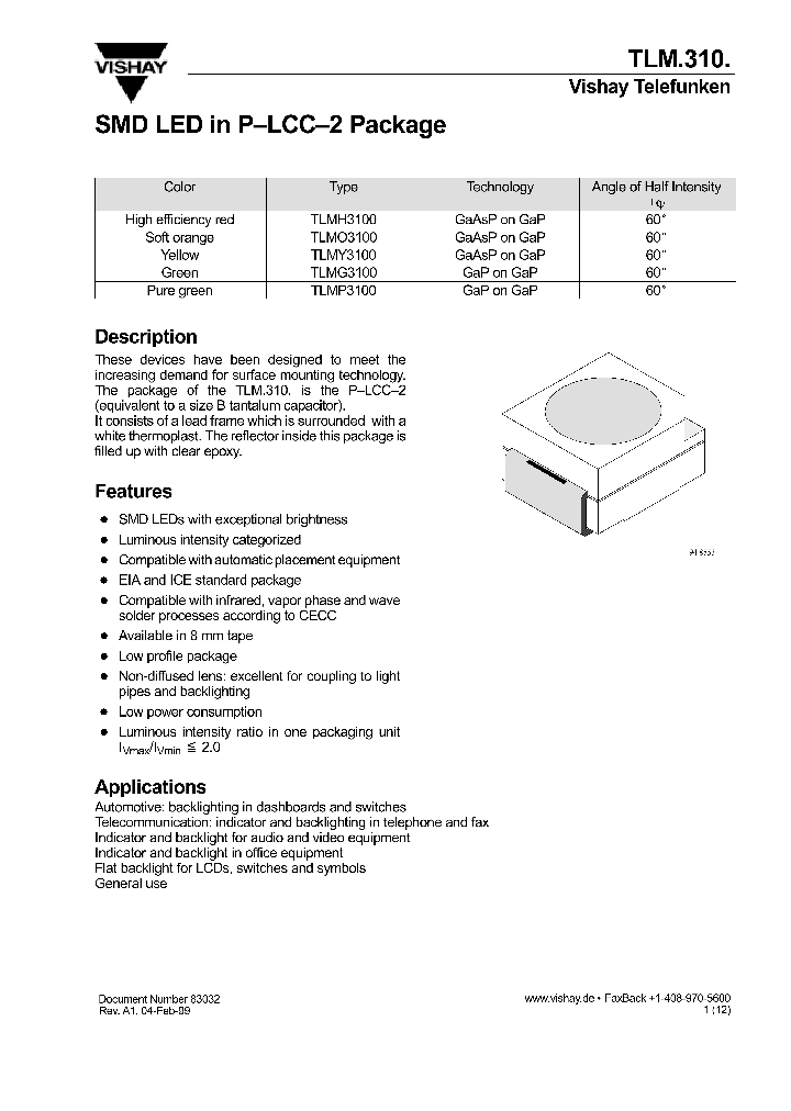 TLMG3100_66876.PDF Datasheet