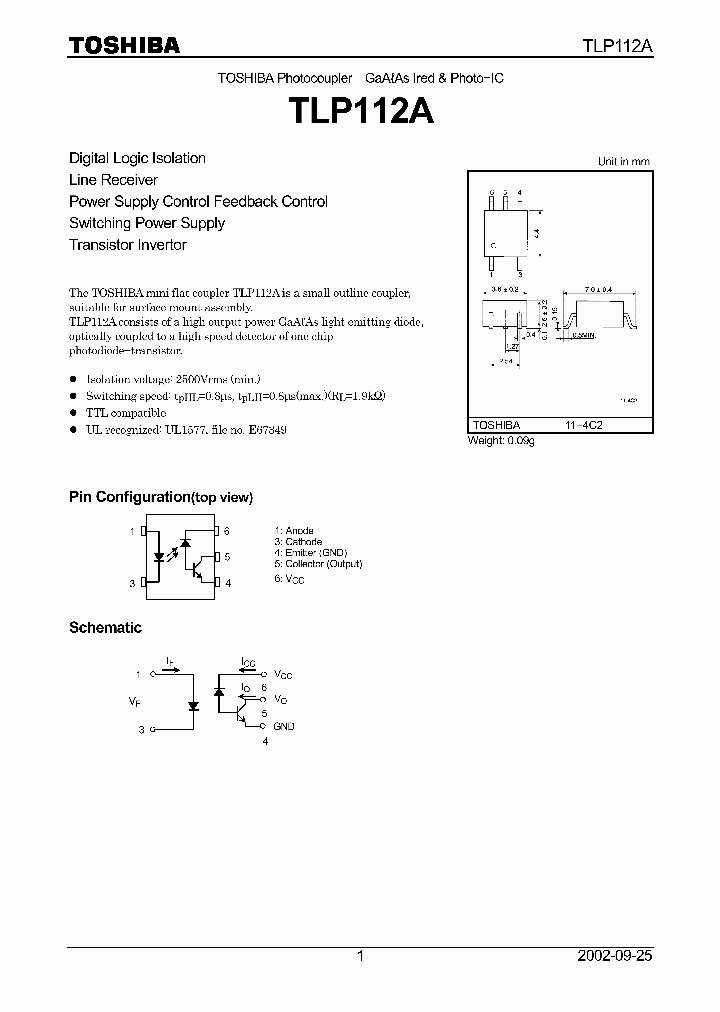 TLP112A_173836.PDF Datasheet