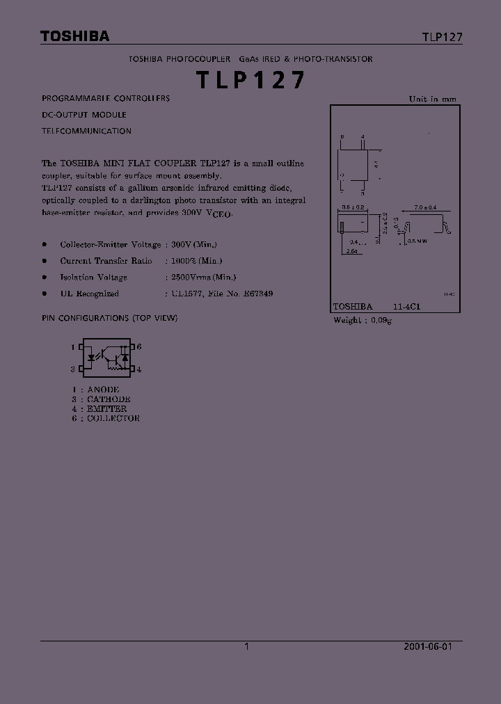 TLP127_118727.PDF Datasheet