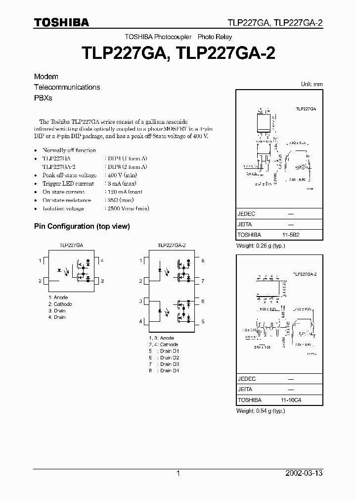 TLP227GA_4075.PDF Datasheet