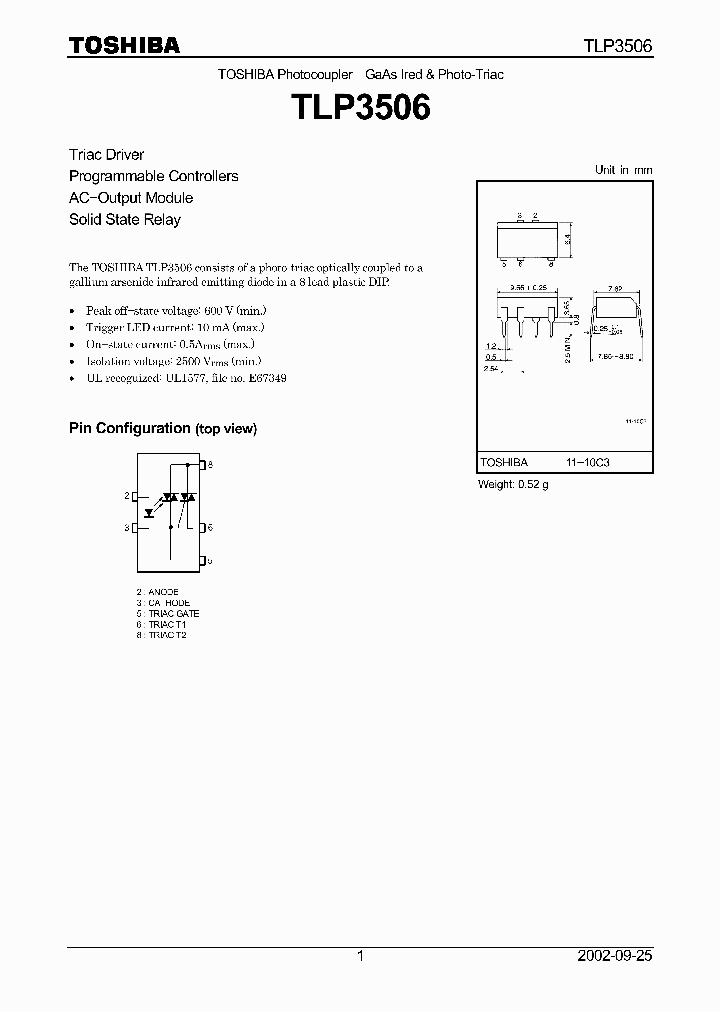 TLP3506_4131.PDF Datasheet
