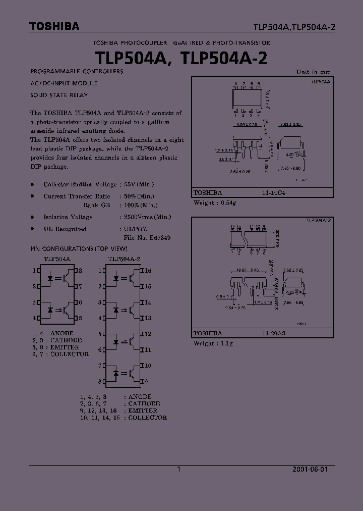 TLP504A_4145.PDF Datasheet