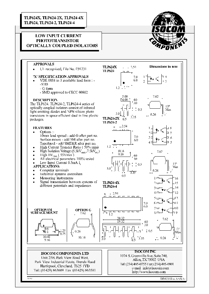 TLP624_142055.PDF Datasheet