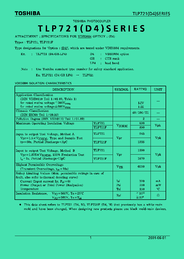 TLP721_4289.PDF Datasheet