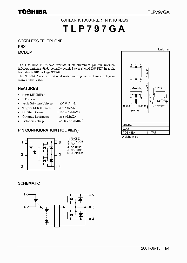 TLP797GA_4307.PDF Datasheet