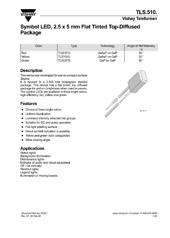 TLSH510_66899.PDF Datasheet