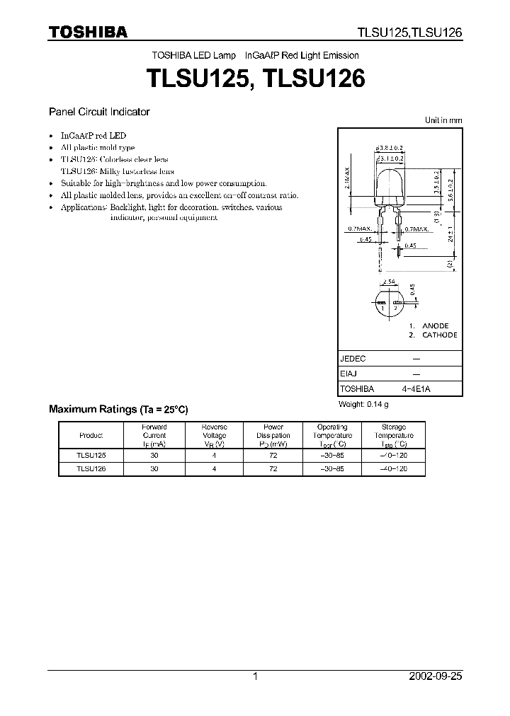 TLSU125_62128.PDF Datasheet