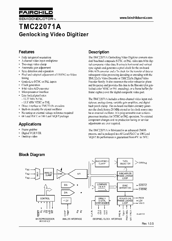 TMC22071A_66605.PDF Datasheet