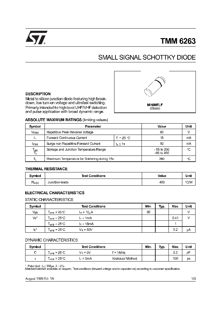 TMM6263_66690.PDF Datasheet