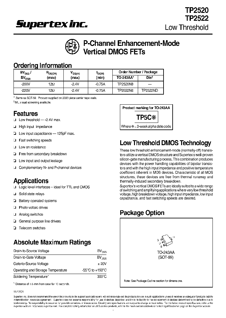 TP2520_64852.PDF Datasheet