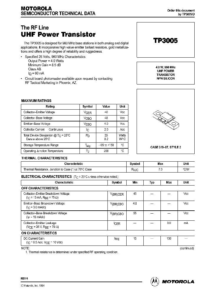 TP3005_64901.PDF Datasheet