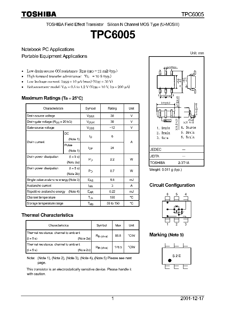 TPC6005_65384.PDF Datasheet