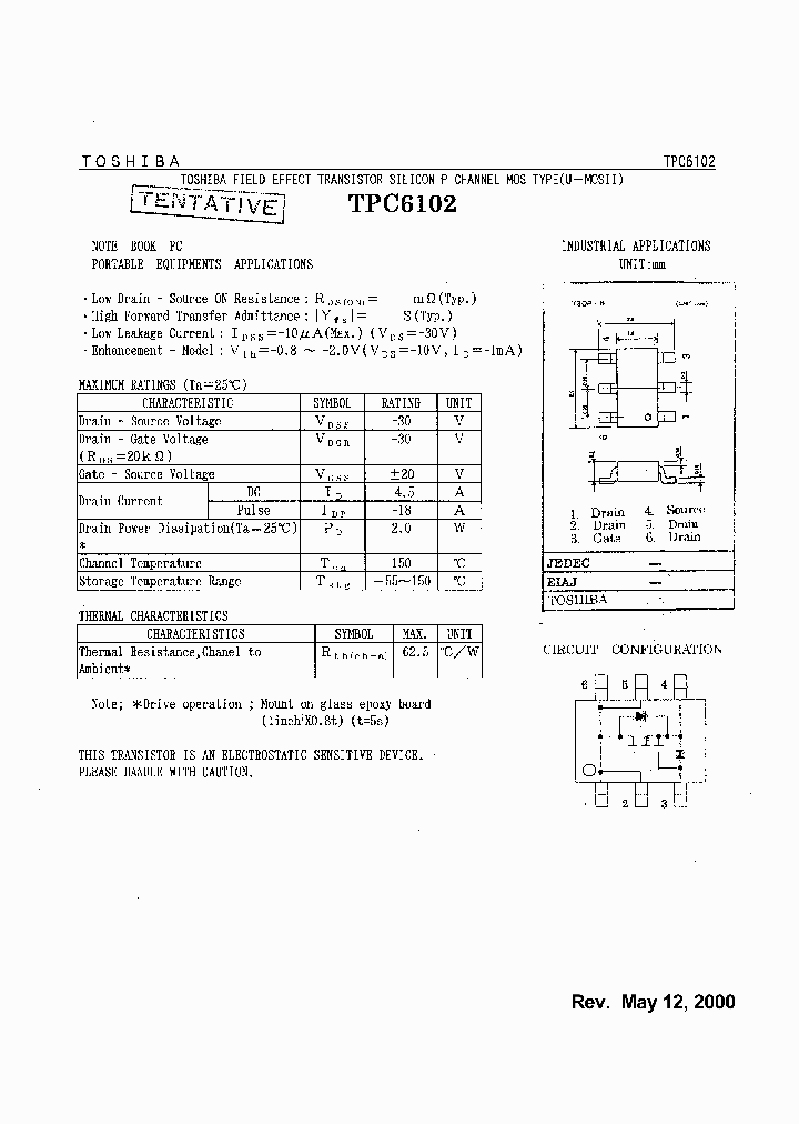 TPC6102_65386.PDF Datasheet