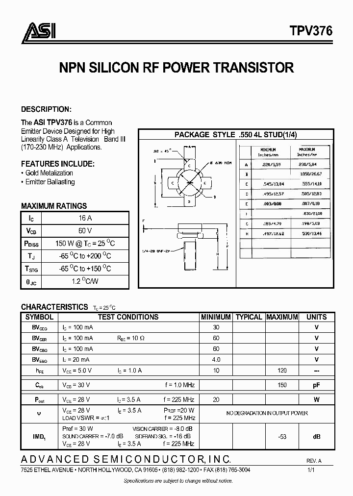 ASITPV376_63966.PDF Datasheet