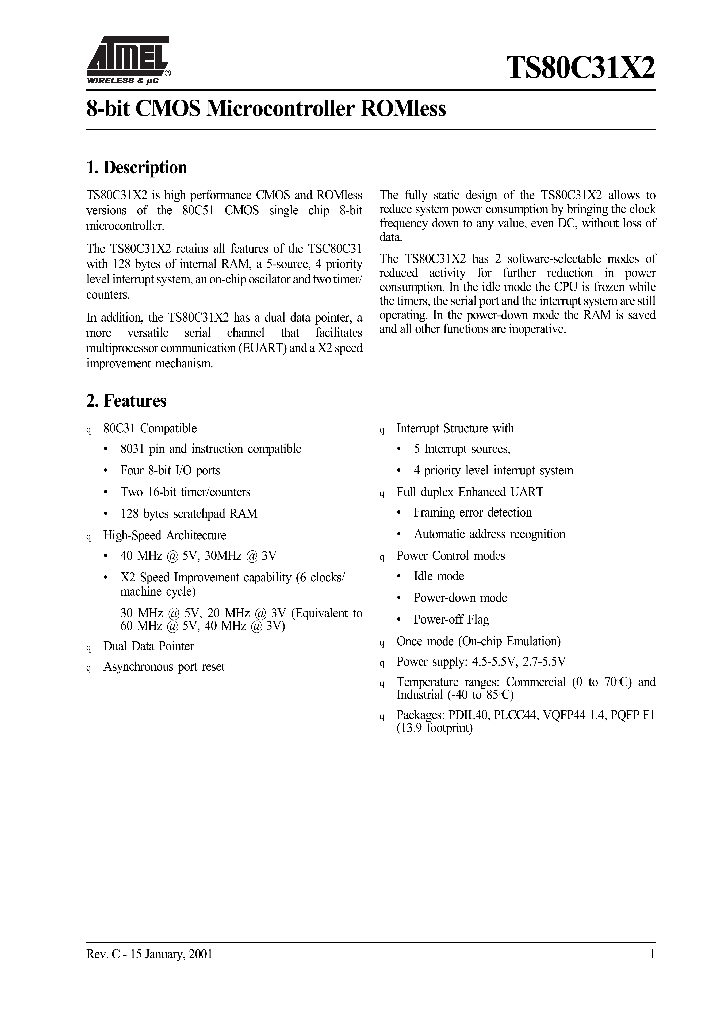 TS80C31X2_81010.PDF Datasheet