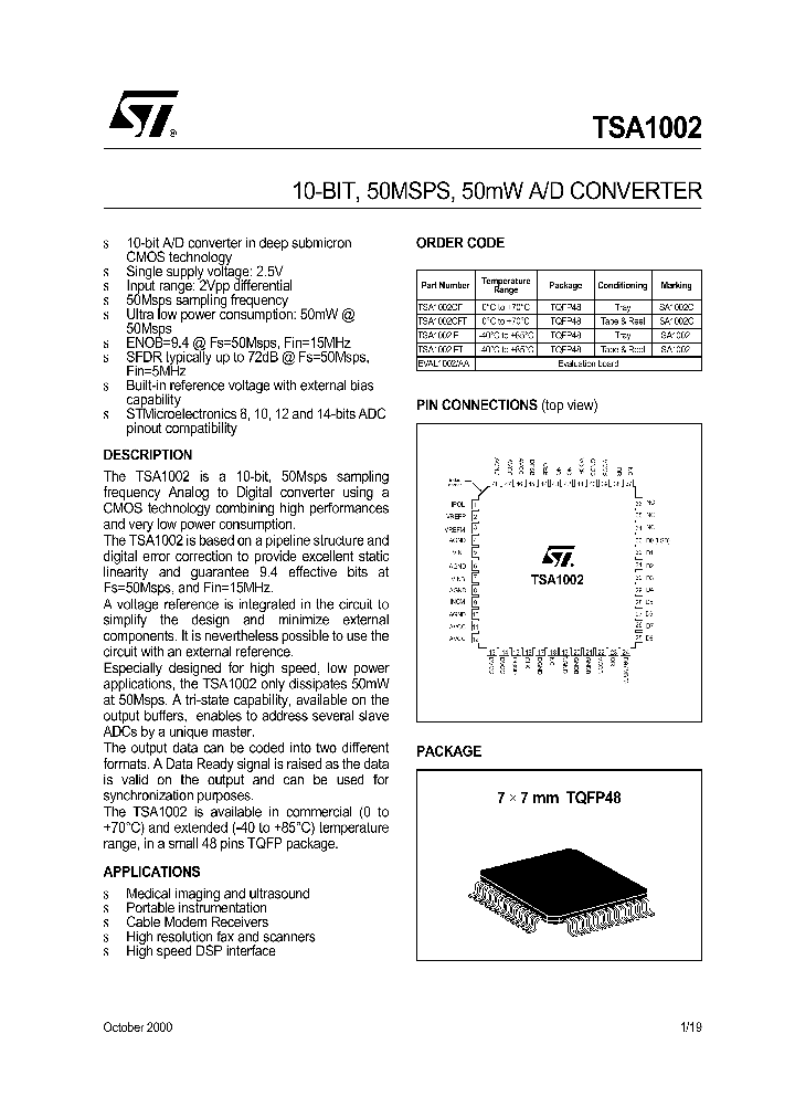 TSA1002_63360.PDF Datasheet